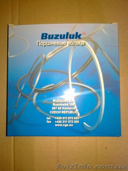 Кольца поршневые BUZULUK Чехия - <ro>Изображение</ro><ru>Изображение</ru> #1, <ru>Объявление</ru> #816279