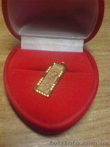 Золотой кулон с изображением Божьей матери - <ro>Изображение</ro><ru>Изображение</ru> #1, <ru>Объявление</ru> #883828