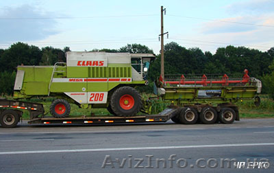 Перевозка комбайнов Кировоград, трал для перевозки комбайнов Черкассы. - <ro>Изображение</ro><ru>Изображение</ru> #1, <ru>Объявление</ru> #1088227