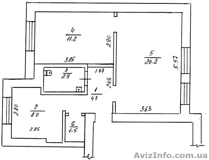 2-комнатная квартира под офис 2 этаж 3-этажного кирпичного дома - <ro>Изображение</ro><ru>Изображение</ru> #1, <ru>Объявление</ru> #1173125