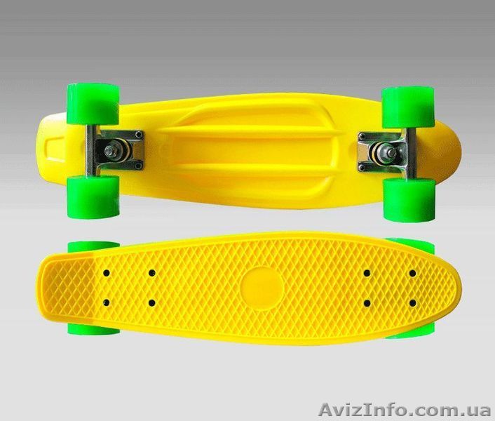 Скейт Penny Board 22" желтый - <ro>Изображение</ro><ru>Изображение</ru> #1, <ru>Объявление</ru> #1416031