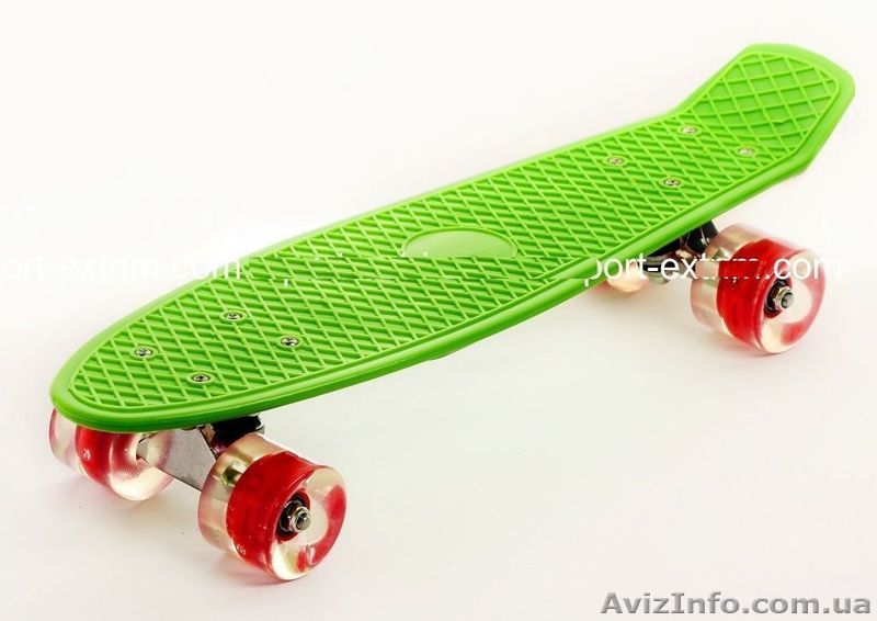 Скейт Penny Board 22" зеленый - <ro>Изображение</ro><ru>Изображение</ru> #1, <ru>Объявление</ru> #1416033
