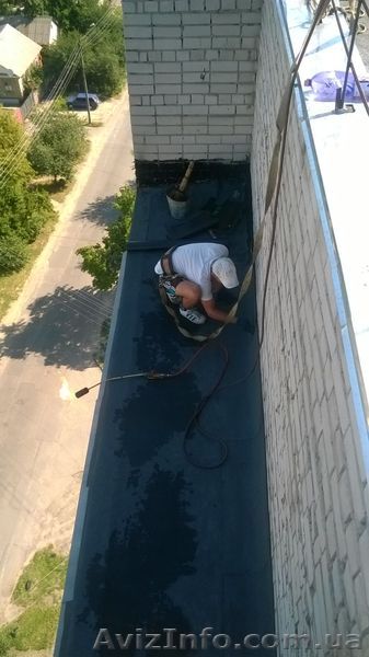 Ремонт кровли балконного козырька  евро-рубероидом - <ro>Изображение</ro><ru>Изображение</ru> #1, <ru>Объявление</ru> #1629392