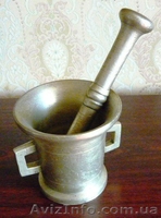 Ступка с пестиком, литье, Россия, XIX век.  - <ro>Изображение</ro><ru>Изображение</ru> #1, <ru>Объявление</ru> #14793