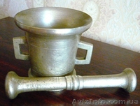 Ступка с пестиком, литье, Россия, XIX век.  - <ro>Изображение</ro><ru>Изображение</ru> #2, <ru>Объявление</ru> #14793
