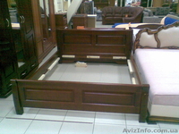Деревянная кровать "Квадраты" - <ro>Изображение</ro><ru>Изображение</ru> #2, <ru>Объявление</ru> #726949