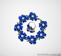 Серебряный браслет с кольцом и серьгами (комплект) - <ro>Изображение</ro><ru>Изображение</ru> #1, <ru>Объявление</ru> #774725