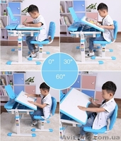 Парта трансформер для детей от 5 лет. Антискалиозная ортопедическая - <ro>Изображение</ro><ru>Изображение</ru> #3, <ru>Объявление</ru> #1641502