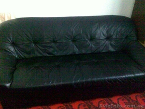 Продам кожаный диван - <ro>Изображение</ro><ru>Изображение</ru> #1, <ru>Объявление</ru> #4290