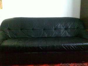 Продам кожаный диван - <ro>Изображение</ro><ru>Изображение</ru> #2, <ru>Объявление</ru> #4290