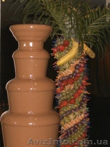Шоколадный фонтан, фонтан для шампанского, фруктовая пальма, аренда. - <ro>Изображение</ro><ru>Изображение</ru> #1, <ru>Объявление</ru> #622285