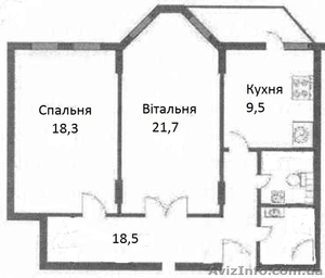Продаю 2-х комнатную квартиру в новом доме VIP-класса в центре города. - <ro>Изображение</ro><ru>Изображение</ru> #3, <ru>Объявление</ru> #885419