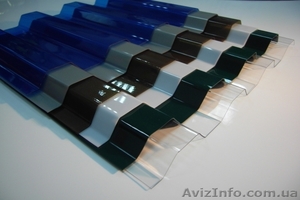 Цветной и прозрачный шифер ПВХ