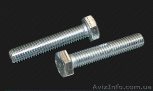 Болт М12х130 оцинкованный  DIN 933