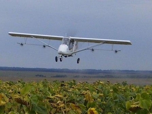 Десикація соняшника. Літак-Бекас,  Агродрон,  Дельтоплан
