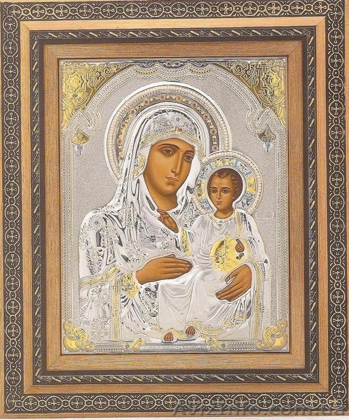 Иконы с нанесением  серебра 998 пробы, позолоты. Литография - <ro>Изображение</ro><ru>Изображение</ru> #1, <ru>Объявление</ru> #250582