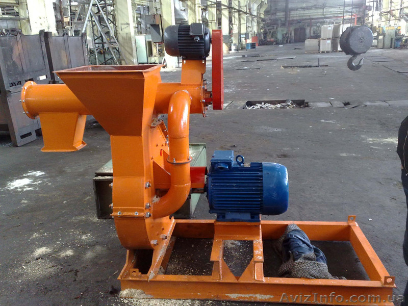 Молотковая дековая дробилка  (для доизмельчения влажной древесной щепы!!! - <ro>Изображение</ro><ru>Изображение</ru> #1, <ru>Объявление</ru> #559496