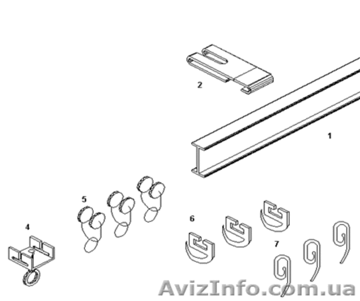 Т-профиль для легких штор - <ro>Изображение</ro><ru>Изображение</ru> #2, <ru>Объявление</ru> #601631