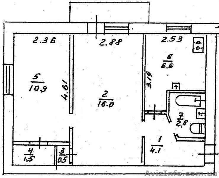 Продам 2-кімнатну квартиру в тихому центрі м.Черкаси  - <ro>Изображение</ro><ru>Изображение</ru> #3, <ru>Объявление</ru> #867149