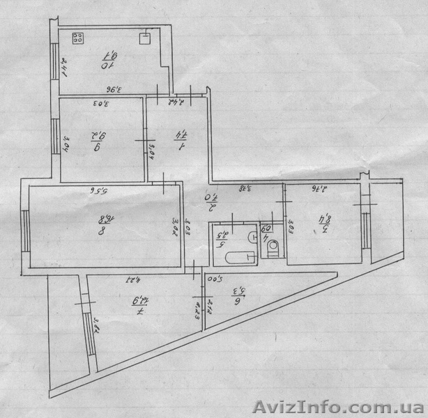 4 ком.квартира по ул. Гагарина 1/10/П 83,3/47,3/9,1 - <ro>Изображение</ro><ru>Изображение</ru> #9, <ru>Объявление</ru> #891349
