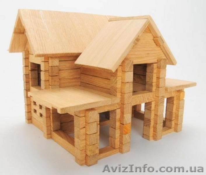 Конструктор "Домик с мансардой" ТМ Игротеко - <ro>Изображение</ro><ru>Изображение</ru> #3, <ru>Объявление</ru> #951433