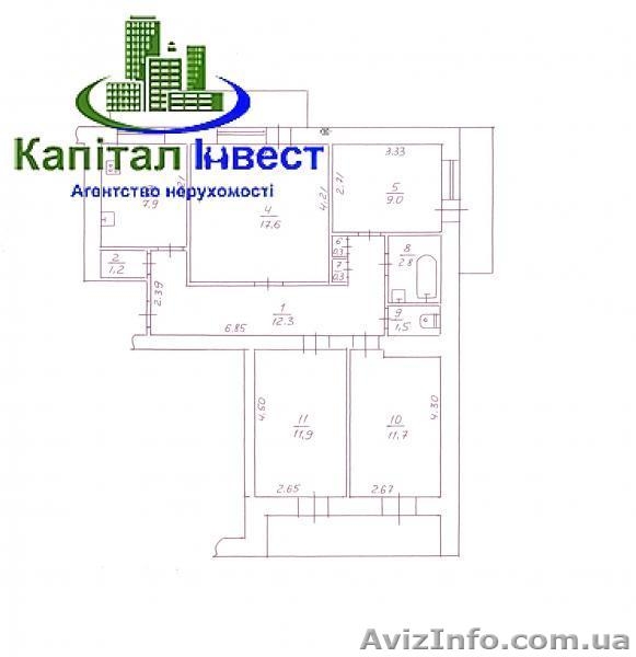 4-Х КОМНАТНАЯ КВАРТИРА ПО ЦЕНЕ 2-Х КОМНАТНОЙ - <ro>Изображение</ro><ru>Изображение</ru> #1, <ru>Объявление</ru> #1052342