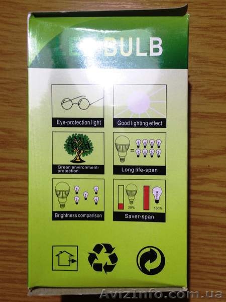 Продам лампу светодиодную. Цоколь: Е27. Мощность: 9/72 Вт, за 49 грн.   •	Тип ла - <ro>Изображение</ro><ru>Изображение</ru> #6, <ru>Объявление</ru> #1279539