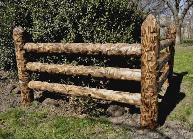 Декоративный Забор из дерева ограда паркан Тин - <ro>Изображение</ro><ru>Изображение</ru> #1, <ru>Объявление</ru> #1410794