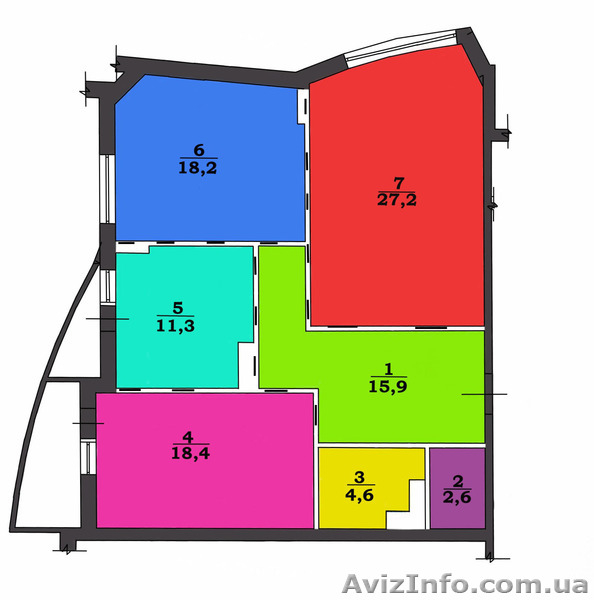 Трехкомнатная квартира с видом на р.Днепр - <ro>Изображение</ro><ru>Изображение</ru> #3, <ru>Объявление</ru> #1438970
