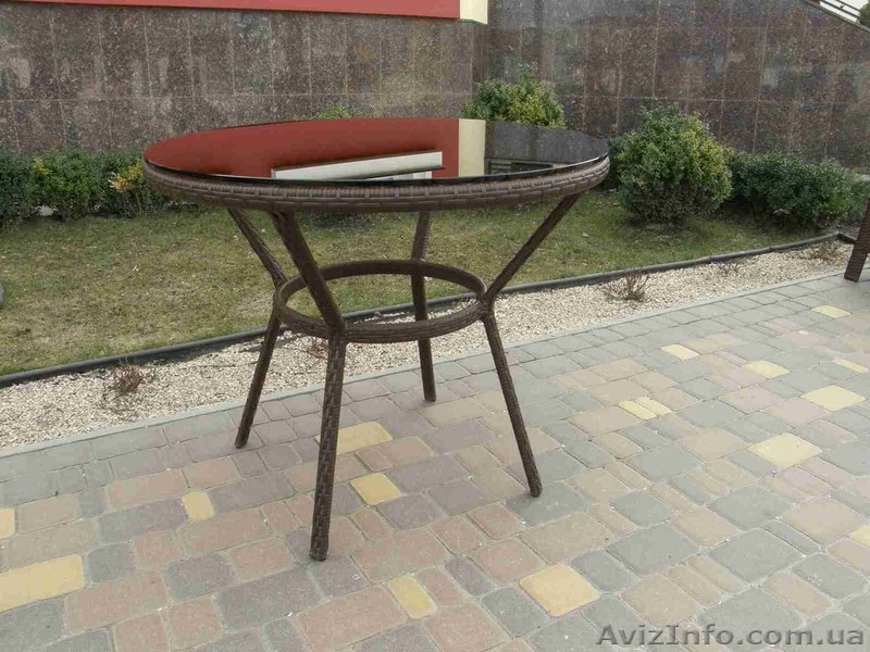 Стол из искусственного ротанга (стіл з штучного ротангу) - <ro>Изображение</ro><ru>Изображение</ru> #1, <ru>Объявление</ru> #1548842