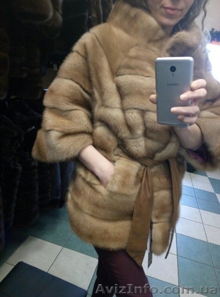 Норковый полушубок поперечка клеш - <ro>Изображение</ro><ru>Изображение</ru> #1, <ru>Объявление</ru> #1573793