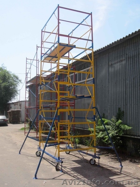 Вышка строительная на колесах - <ro>Изображение</ro><ru>Изображение</ru> #1, <ru>Объявление</ru> #1609143