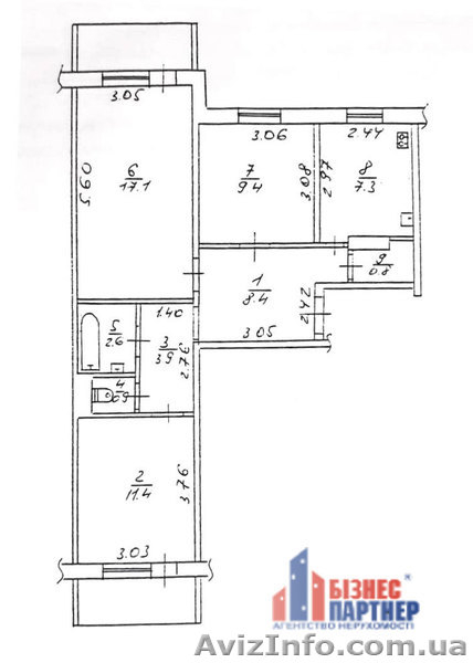 Продам лучшую 3-комнатную квартиру  на Мытнице, р-н ДнипроПлазы - <ro>Изображение</ro><ru>Изображение</ru> #9, <ru>Объявление</ru> #1621199