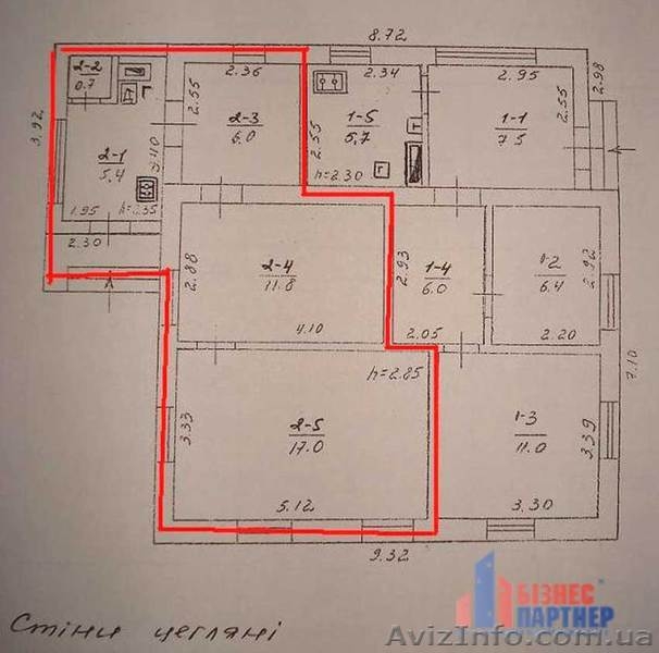Продается ½ дома по ул. Красина в районе Казбета - <ro>Изображение</ro><ru>Изображение</ru> #6, <ru>Объявление</ru> #1623787