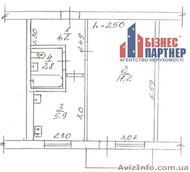 Продам 1 комнатную квартиру в районе Банковской академии - <ro>Изображение</ro><ru>Изображение</ru> #6, <ru>Объявление</ru> #1632537