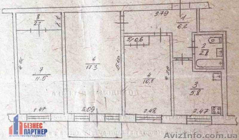 3-х комнатная квартира, ул. Г.Сталинграда, Мытница - <ro>Изображение</ro><ru>Изображение</ru> #8, <ru>Объявление</ru> #1620086