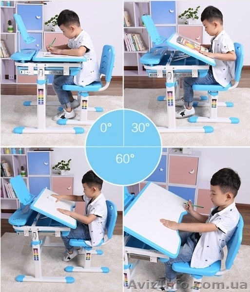 Парта трансформер для детей от 5 лет. Антискалиозная ортопедическая - <ro>Изображение</ro><ru>Изображение</ru> #3, <ru>Объявление</ru> #1641502