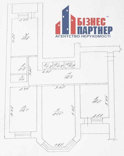 3 кімнатна квартира по бул. Шевченка 352 м. Черкаси - <ro>Изображение</ro><ru>Изображение</ru> #9, <ru>Объявление</ru> #1671219
