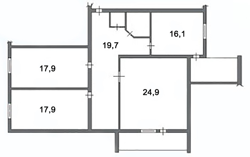 Продам 3-х кімнатну квартиру, бул. Шевченка 135 - <ro>Изображение</ro><ru>Изображение</ru> #9, <ru>Объявление</ru> #1672484