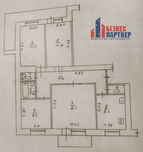 Продается 4-х комнатная квартира в районе улиц Грушевского-Надпильна - <ro>Изображение</ro><ru>Изображение</ru> #9, <ru>Объявление</ru> #1671657