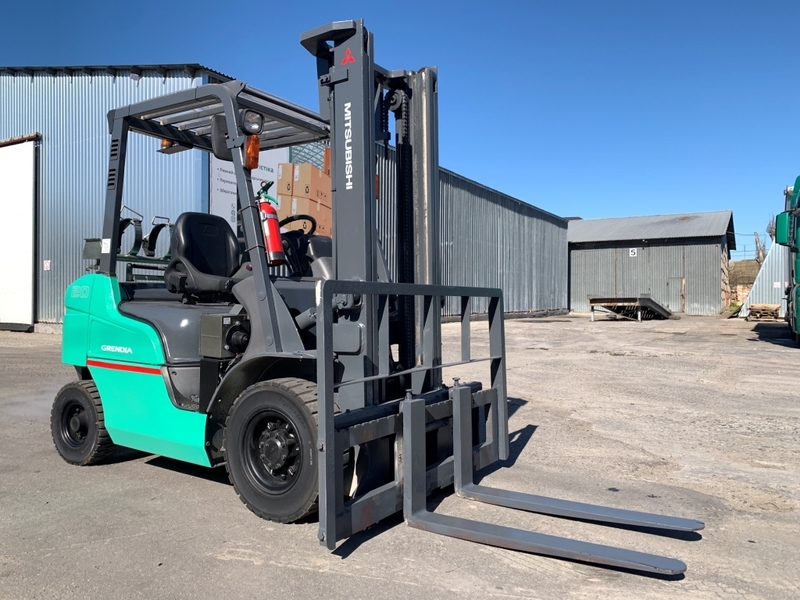 Вилочний автонавантажувач Mitsubishi, з пічкою та бічним зсувом. Модель: FGE20T - <ro>Изображение</ro><ru>Изображение</ru> #5, <ru>Объявление</ru> #1749034